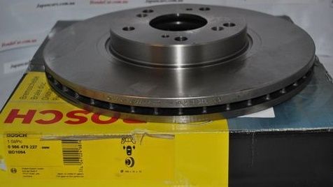Тормозной диск Bosch передний для Honda Accord VII 2003-2008. Артикул 0 986 479 227