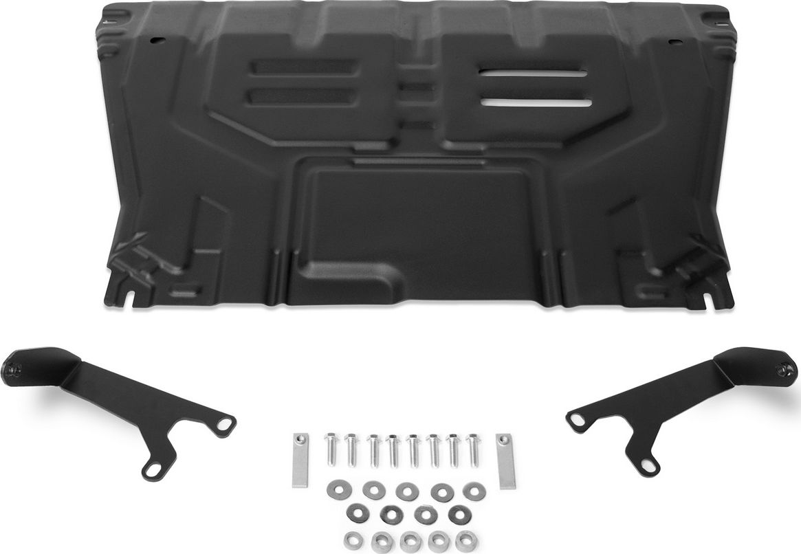 Защита АвтоБРОНЯ для картера и КПП Kia Seltos 4WD 2020-2026. Артикул 111.02850.1