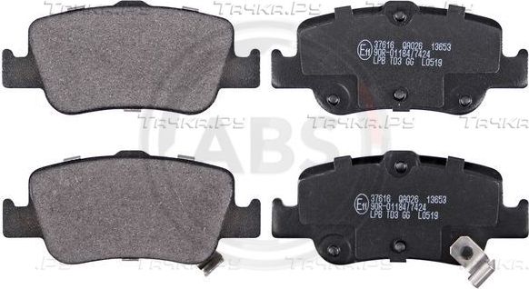 Тормозные колодки ABS задние для Toyota Corolla E170, E180 2013-2019. Артикул 37616