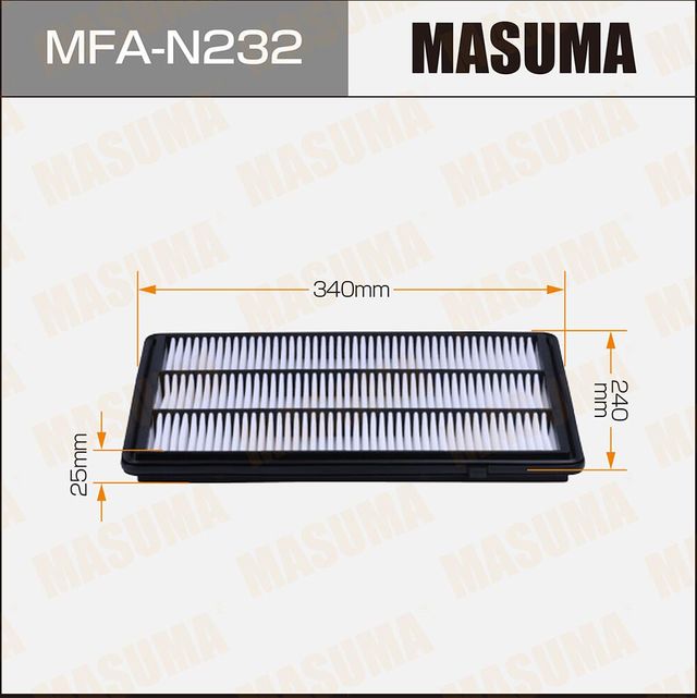 Воздушный фильтр Masuma. Артикул MFA-N232