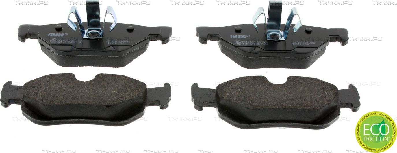 Тормозные колодки Ferodo Premier Eco Friction. Артикул FDB1807