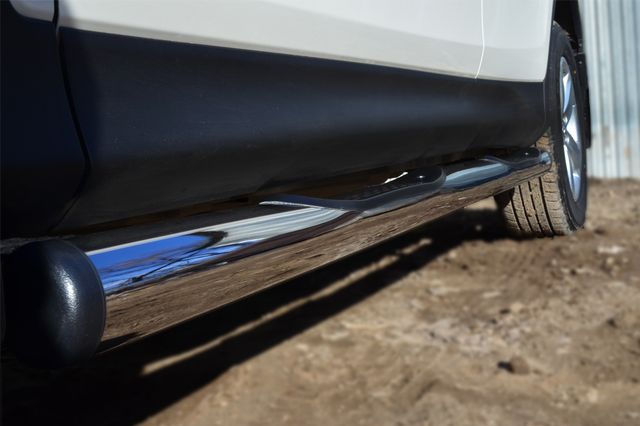 Защита порогов RusStal труба d76 с накладкой (вариант 2) для Toyota RAV4 IV 2013-2015. Артикул TR4T-0012842