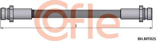 Тормозной шланг Cofle. Артикул 92.BH.MT021