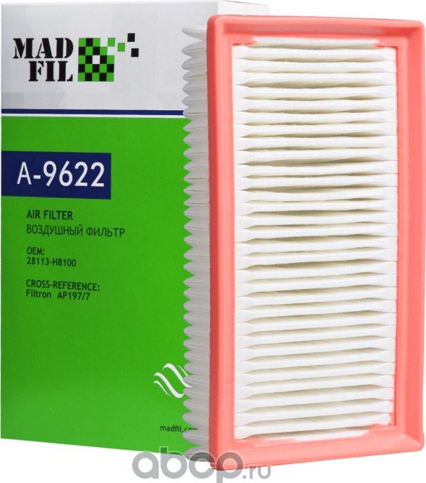 A-9622 Фильтр воздушный (28113H8100) (Madfil). Артикул A9622