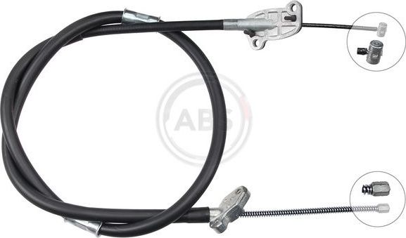 Трос ручника (тросик ручного тормоза) ABS задний левый для Daihatsu Terios I 1997-2006. Артикул K13527