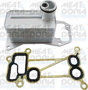 Радиатор масляный (маслоохладитель) для двигателя Meat & Doria. Артикул 95249