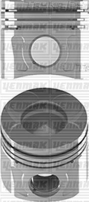 Поршень Yenmak для Chevrolet Aveo II 2011-2015. Артикул 31-04198-000