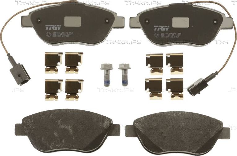 Тормозные колодки TRW COTEC. Артикул GDB1829
