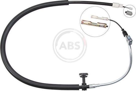 Трос ручника (тросик ручного тормоза) ABS для Mercedes-Benz E-Класс IV (W212, S212, C207) 2009-2016. Артикул K18903