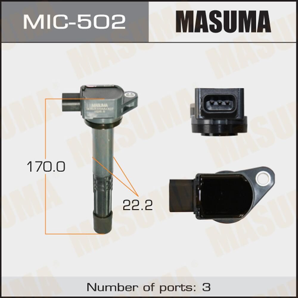 Катушка зажигания Masuma. Артикул MIC-502