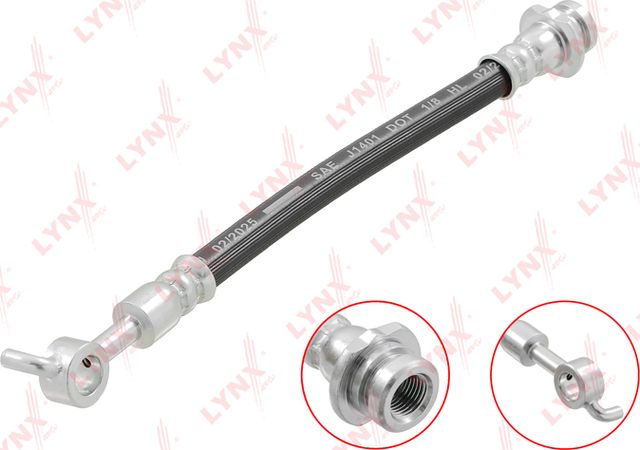 Тормозной шланг LYNXauto для Nissan Juke I 2010-2019. Артикул BL-4178