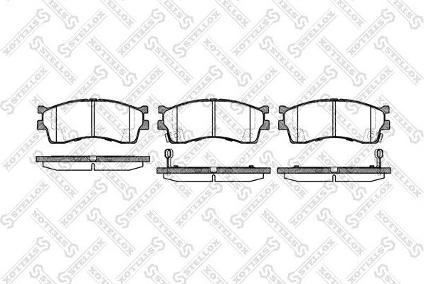 Тормозные колодки Stellox. Артикул 426 032-SX