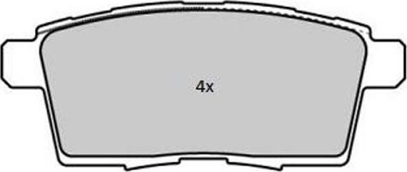 Тормозные колодки Fremax задние для Mazda CX-9 I 2006-2016. Артикул FBP-1842