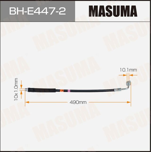 Шланг тормозной MASUMA OPEL- /rear/ MOKKA LH. Артикул BHE4472