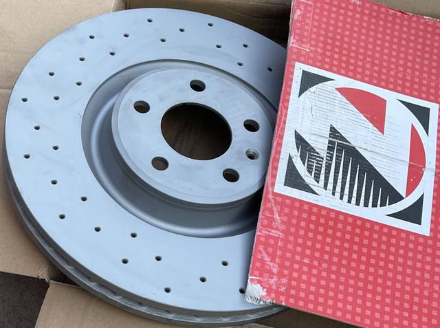 Тормозной диск Zimmermann Sport Coat Z передний для Audi A6 IV (C7) 2010-2018. Артикул 100.3357.52