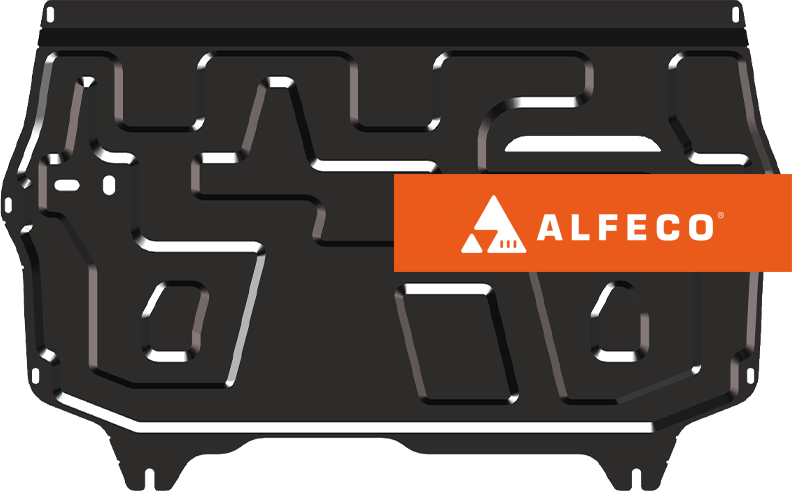 Защита Alfeco для картера и КПП Audi A1 2010-2026. Артикул ALF.30.38