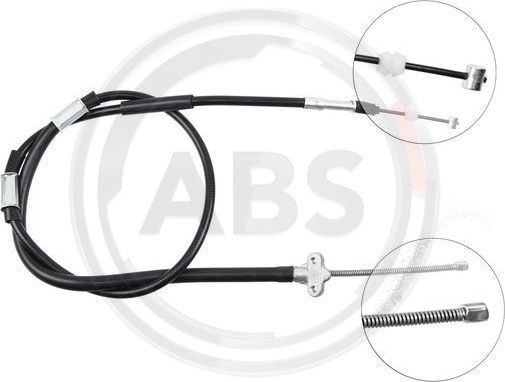 Трос ручника (тросик ручного тормоза) ABS. Артикул K12807