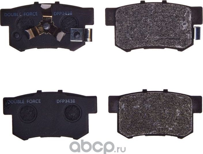 К-т торм. колодок re honda accord ix 08-, cr-v ii (Double Force) Double Force. Артикул DFP3438
