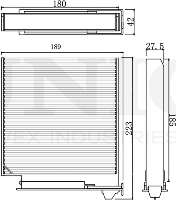 Фильтр салона (Unio). Артикул FLT-40071