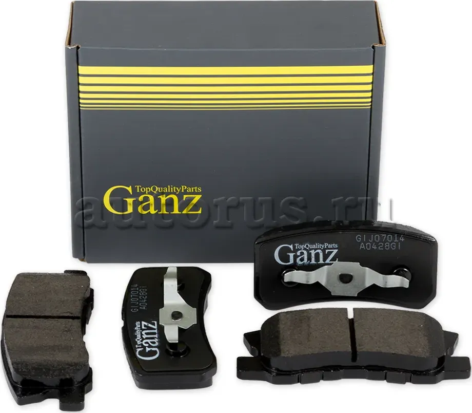 Колодки торм.зад. (Ganz). Артикул GIJ07014