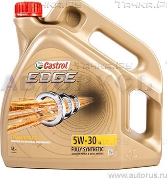 Масло моторное EDGE LL 5W30 синт.4л CASTROL. Артикул 15669A