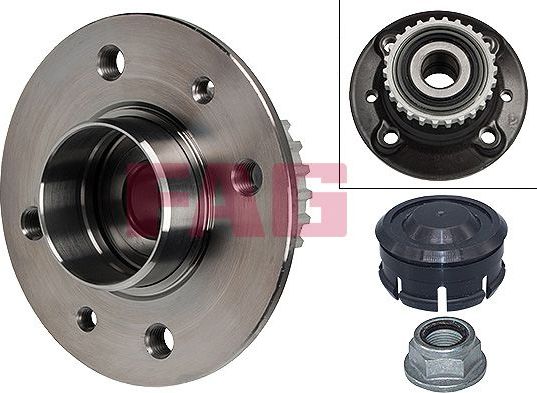 Ступичный подшипник (комплект) Fag задний для Renault Kangoo I 1997-2009. Артикул 713 6306 90