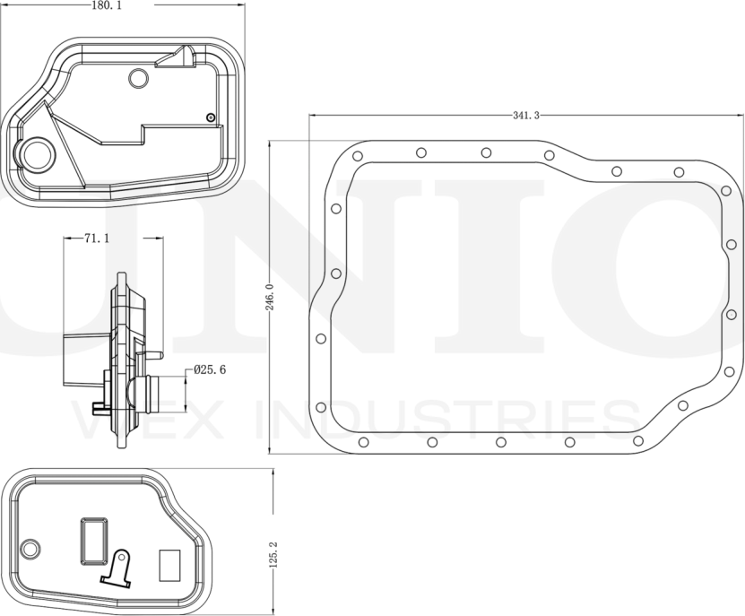 Фильтр АКПП (Unio). Артикул FLT-30008