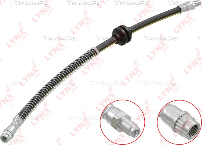 Тормозной шланг LYNXauto для Renault Grand Scenic II 2004-2009. Артикул BL-3499