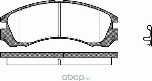 Тормозные колодки Mitsubishi. Артикул MZ690349