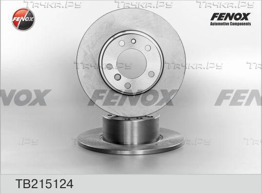 Тормозной диск Fenox передний для Ford Transit IV 1985-1992. Артикул TB215124