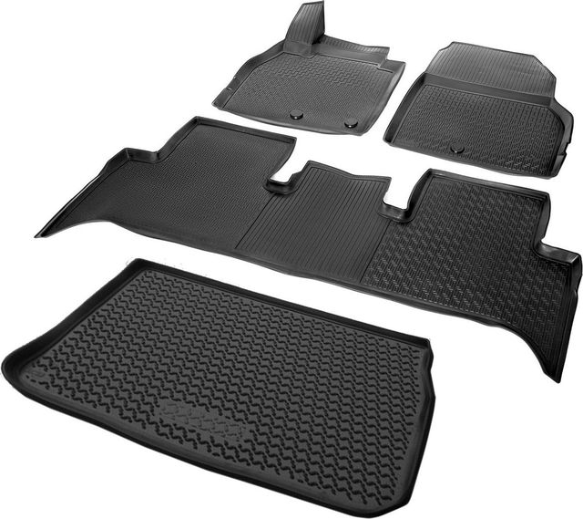 Комплект ковриков Rival для салона и багажника Renault Scenic III компактвэн 2009-2016. Артикул K14708001-2