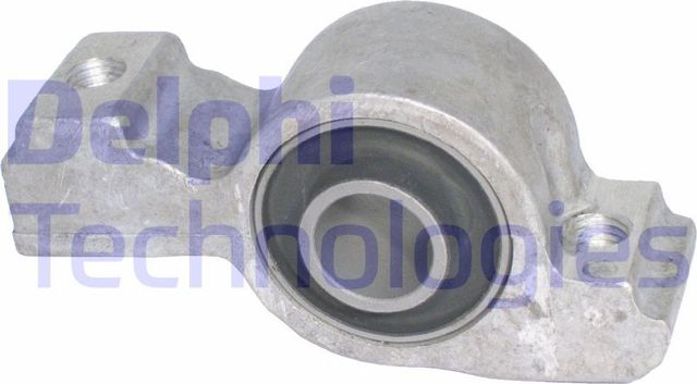 Сайлентблок переднего рычага подвески Delphi нижний внутренний для Peugeot 406 I 1995-2004. Артикул TD318W