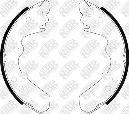 Тормозные колодки NiBK. Артикул FN4452
