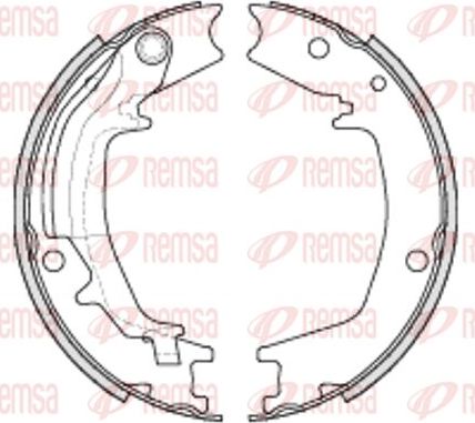 Тормозные колодки (стояночная тормозная система) Remsa. Артикул 4235.00