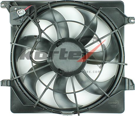 Вентилятор охлаждения двигателя (Kortex). Артикул KFD139