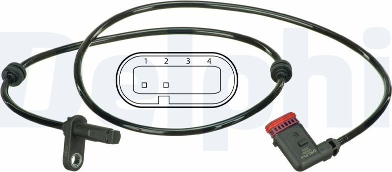 Датчик ABS Delphi. Артикул SS20501