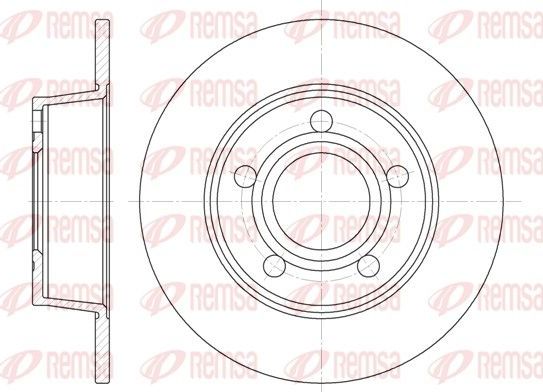 Тормозной диск Remsa. Артикул 6724.00