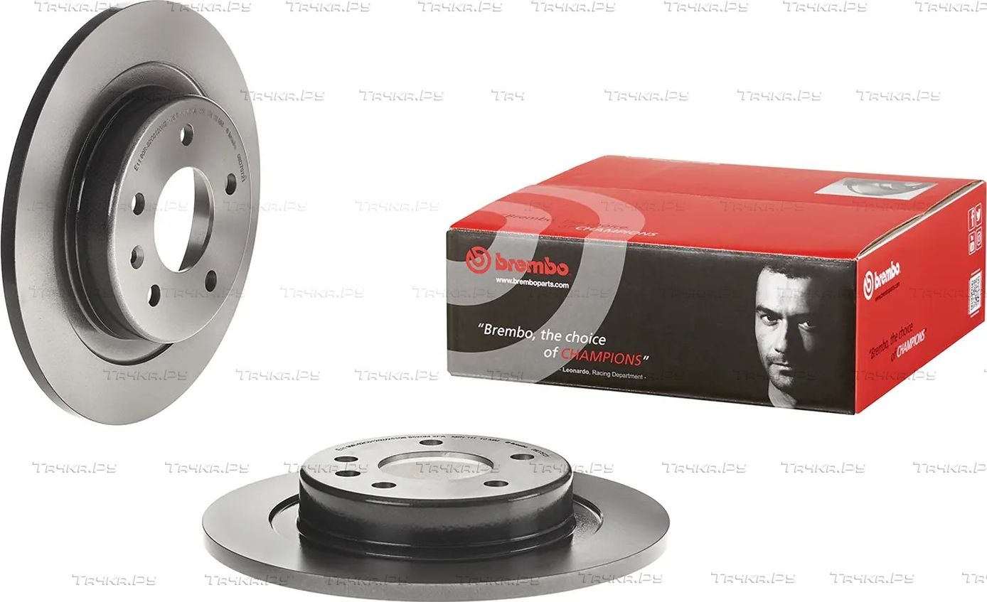 Тормозной диск Brembo PRIME LINE - UV Coated задний для Opel Insignia II 2017-2026. Артикул 08.D757.21