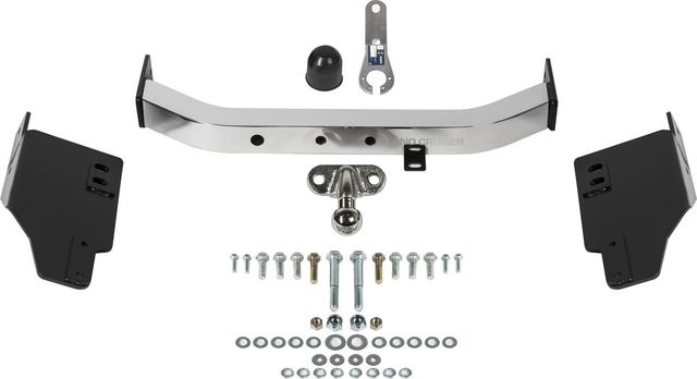 Фаркоп Rival (с нерж. накладкой) для Toyota Land Cruiser Prado 120 2002-2009. Артикул F.5704.002