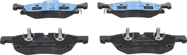 Тормозные колодки ATE Ceramic передние для Jeep Grand Cherokee IV (WK2) 2010-2026. Артикул 13.0470-7282.2