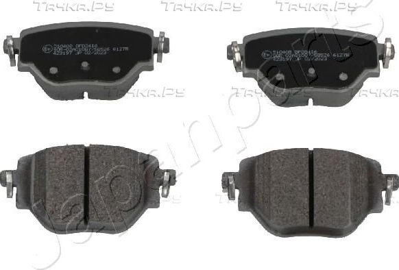 Тормозные колодки Japanparts. Артикул PP-0408AF