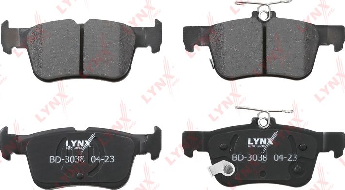 Тормозные колодки LYNXauto. Артикул BD-3038