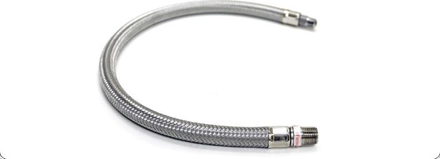 Шланг VIAIR металлизированный 18 1/4х1/4 папа/папа. Артикул 92804