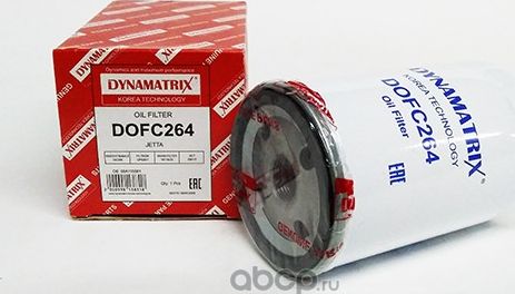 фильтр масляный (Dynamatrix-Korea). Артикул DOFC264