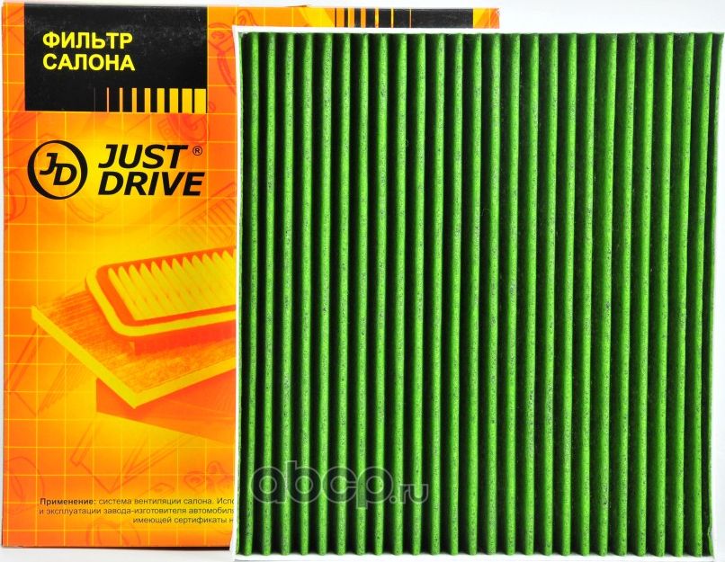 Фильтр салона угольный антибактериальный (Just Drive). Артикул JDAC0048CA
