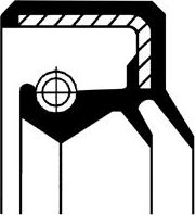 Деталь Corteco (FPM (Fluor-Kautschuk)). Артикул 01033971B