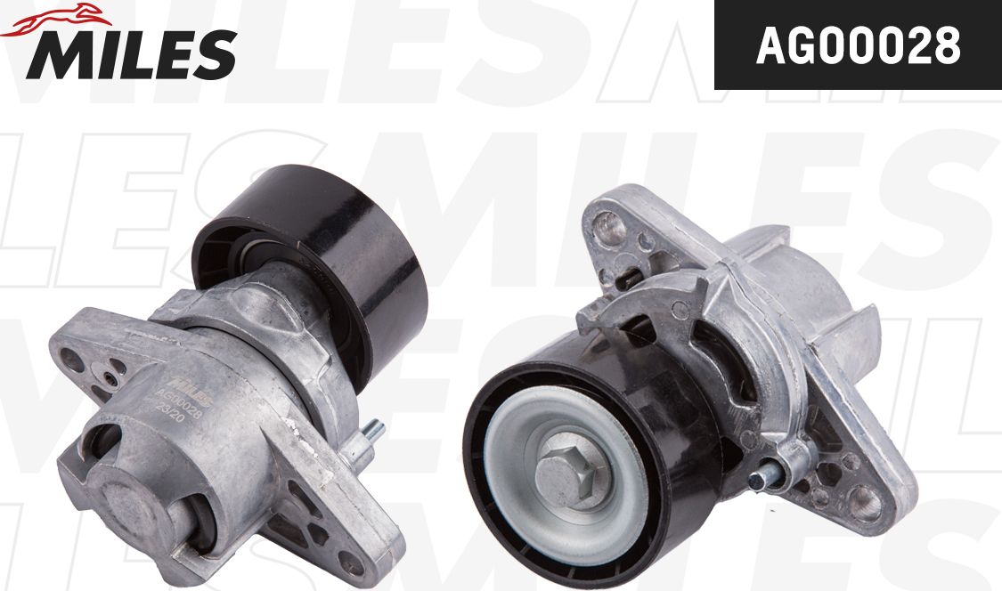 Натяжной ролик (натяжитель) приводного ремня Miles. Артикул AG00028
