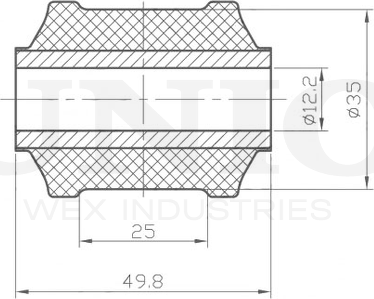 Сайлентблок рычага подвески (Unio). Артикул RMP-20600