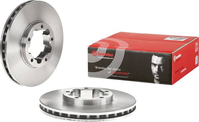 Тормозной диск Brembo PRIME LINE для Nissan Cabstar F24M, F24W 2006-2013. Артикул 09.B410.10