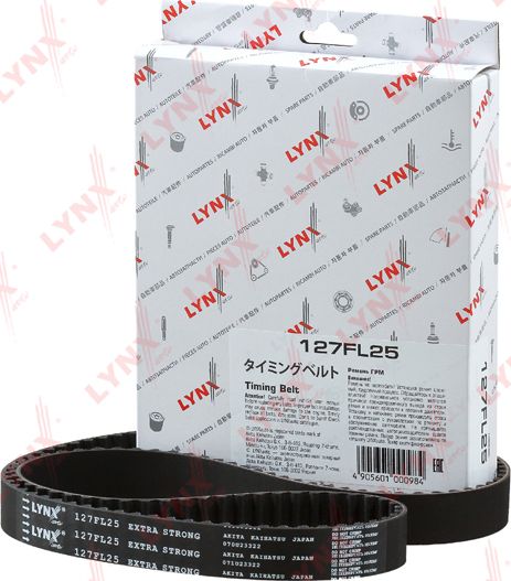Ремень ГРМ LYNXauto. Артикул 127FL25